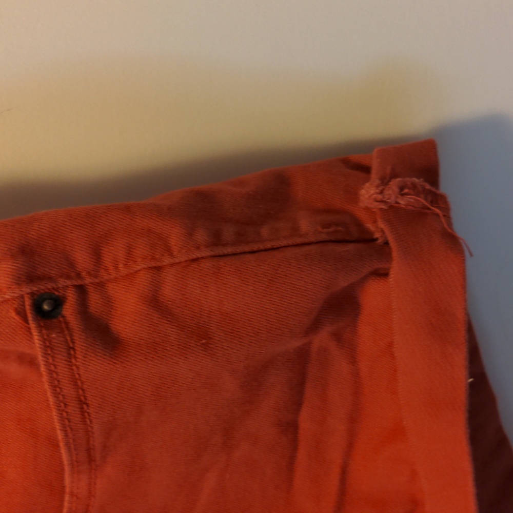 Old Navy Boyfriend Women's Size 8 Regular Red Shorts - Picture 5 of 11